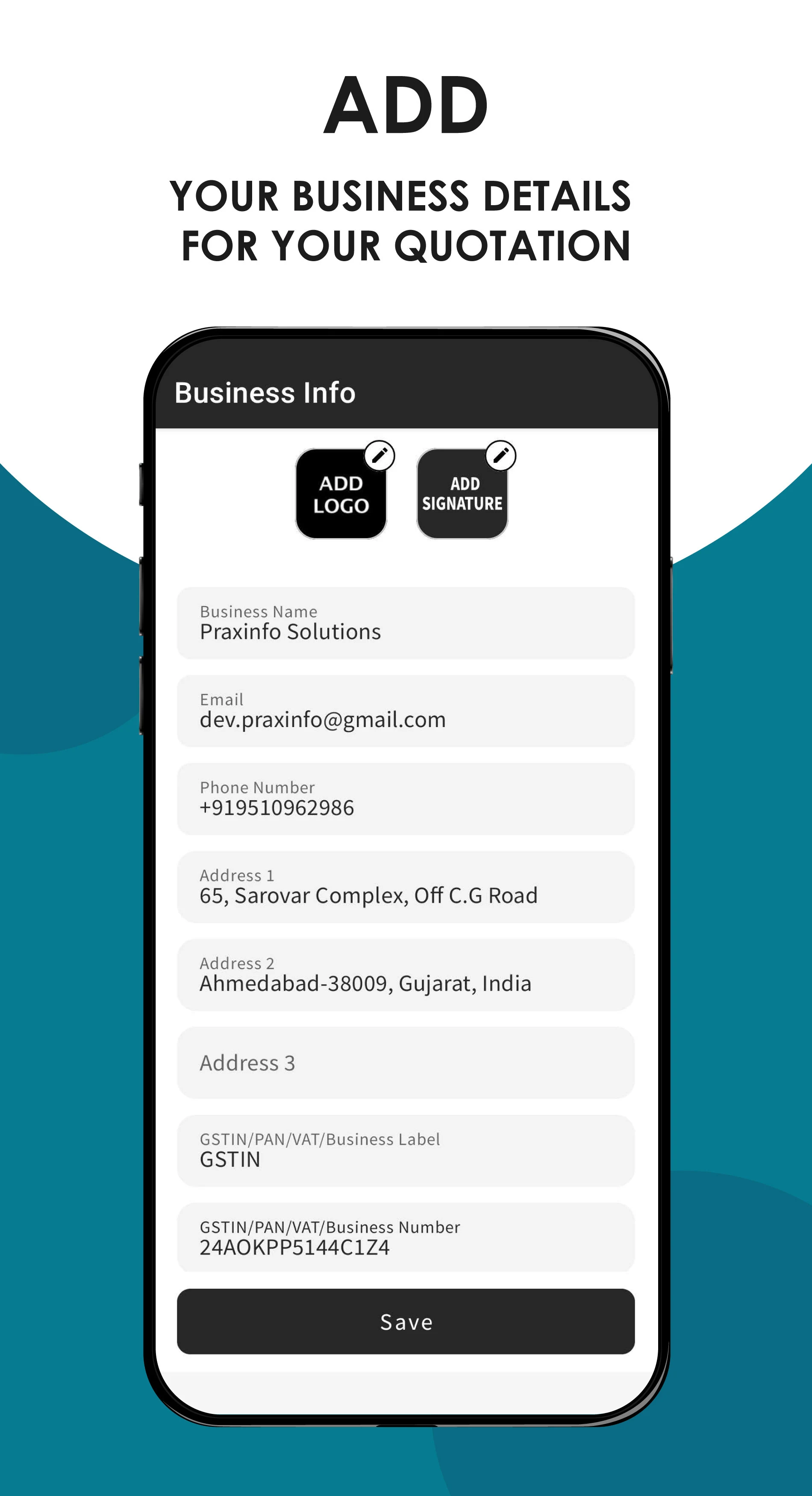 Quotation Maker screenshot