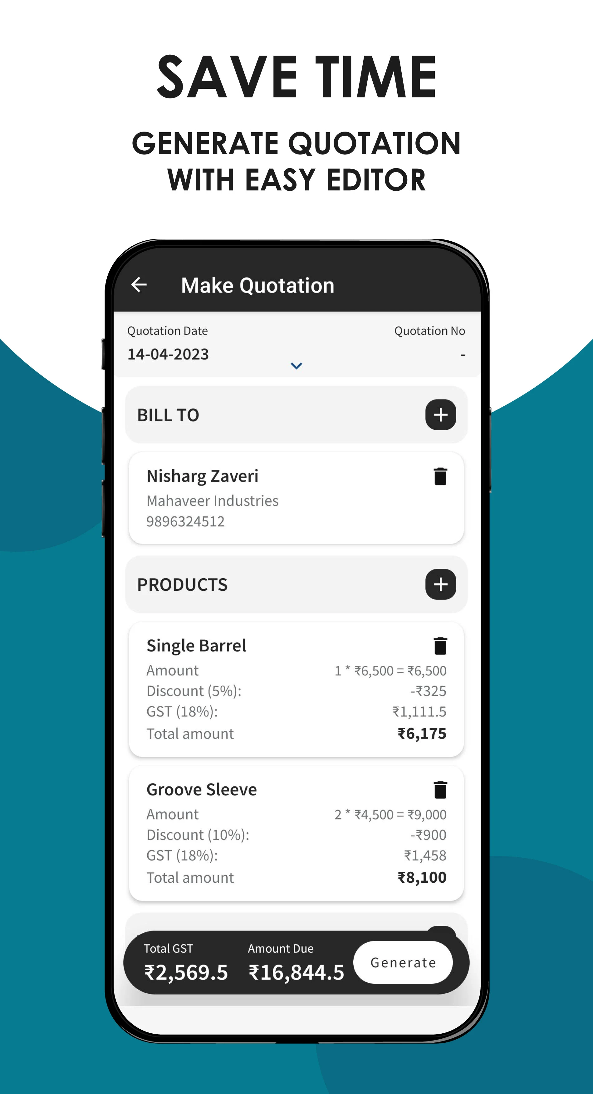 Quotation Maker screenshot